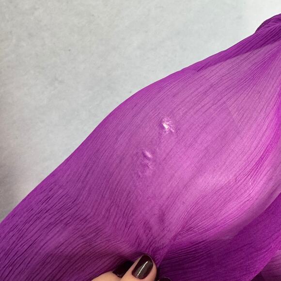 NWT Ba&Sh Helena Purple Silk Viscose Maxi Dress 6 Whimsical Wedding Guest $650 - Picture 12 of 12